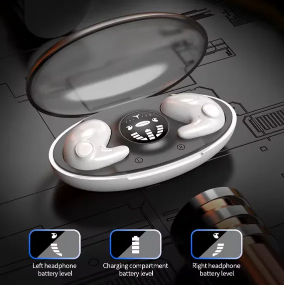 Écouteurs Sans Fil Bluetooth avec Écran LED – Son Puissant