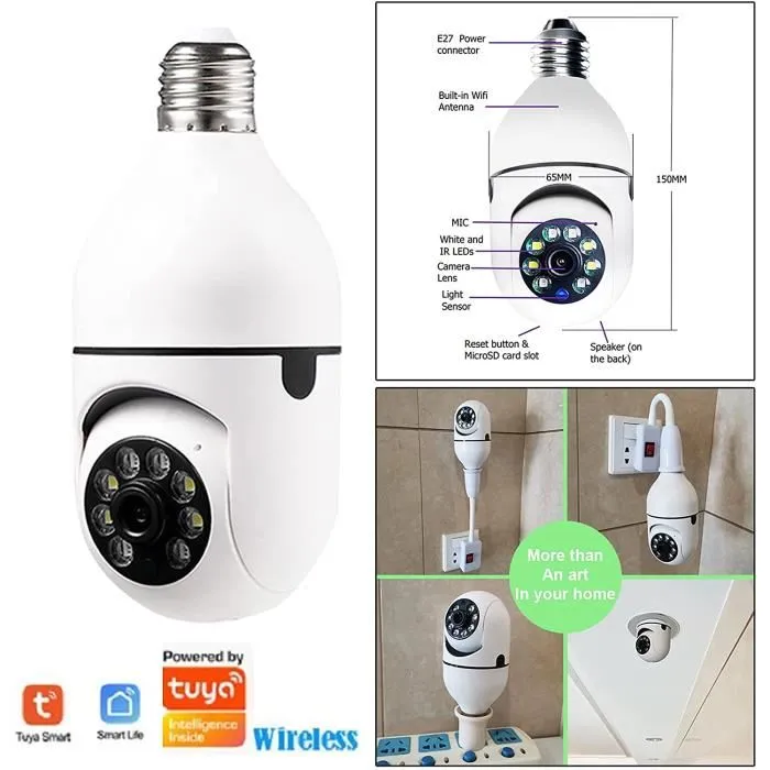 Caméra de surveillance de sécurité sans fil