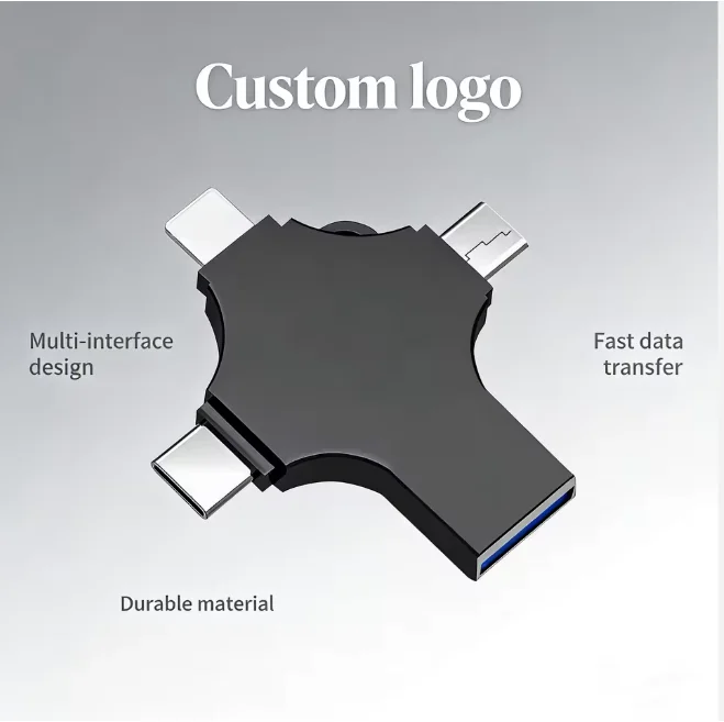 Clé USB 4-en-1 OTG (32 Go) : La Solution de Stockage Ultime Haute Performance