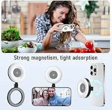 TELESIN Mini Lumière d'Appoint Rechargeable – L’Accessoire Indispensable pour des Selfies Parfaits !
