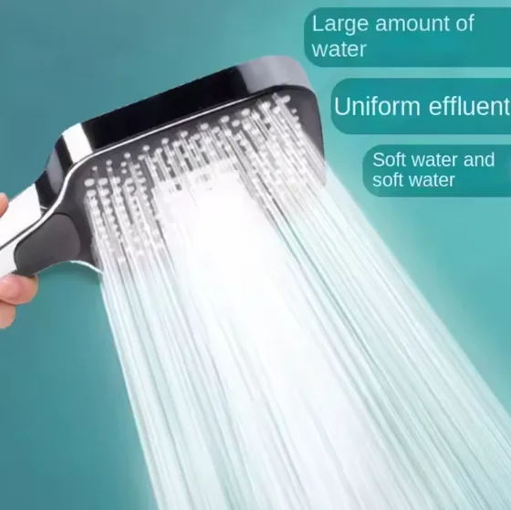 Pommeau de Douche à Effet Pluie Réglable – Expérience Spa à Domicile