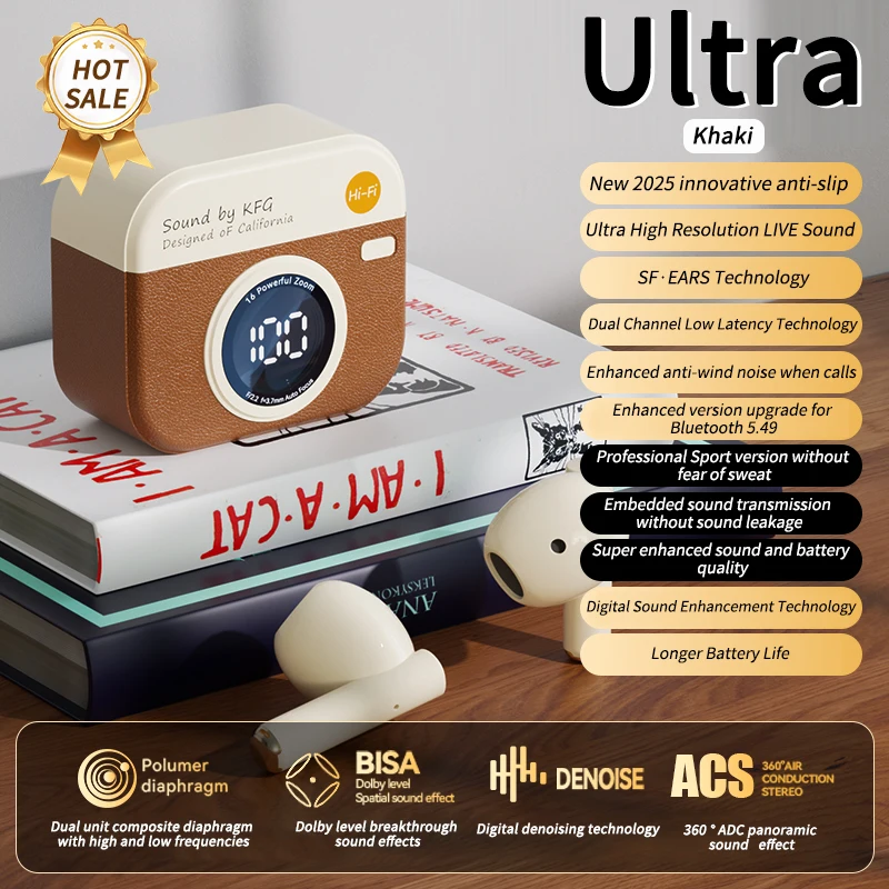 Écouteurs TWS OEM – Sans Fil, Étanches, Anti-Bruit & Mode Gaming