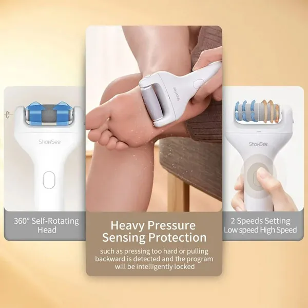 Tondeuse Électrique pour Pieds – Broyeur de Callosités Rechargeable USB