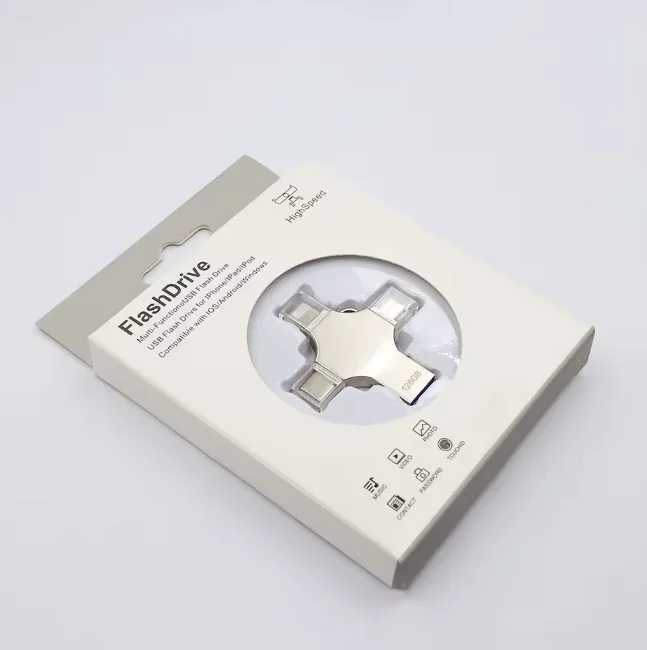 Clé USB 4-en-1 OTG (32 Go) : La Solution de Stockage Ultime Haute Performance