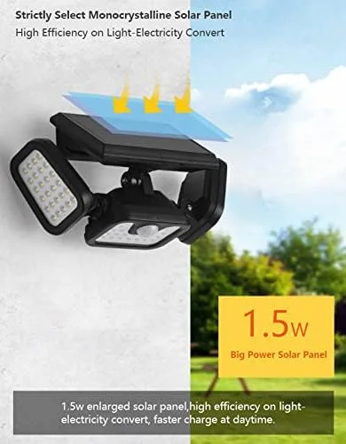 Illuminate Solar GlowFlex™ – Lampe Solaire Ultra-Puissante avec Capteur de Mouvement