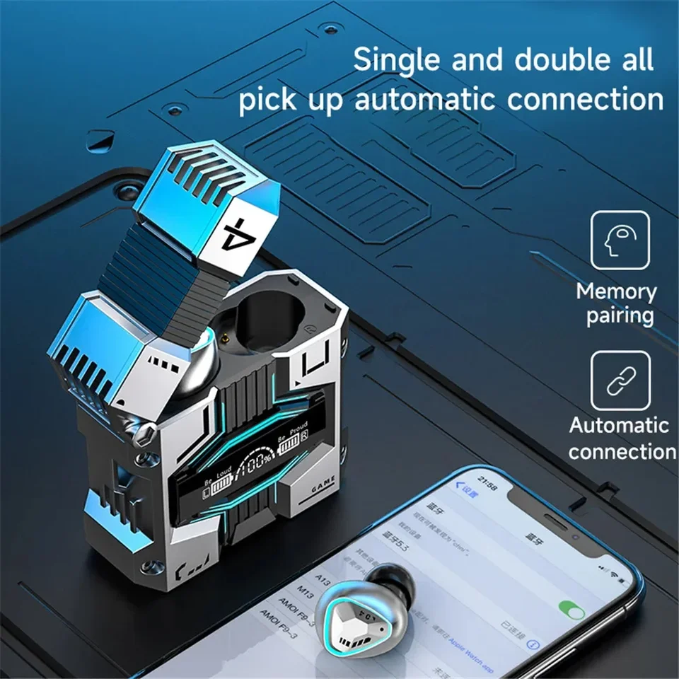 Casque d’écoute Bluetooth M45 – Sans fil, réduction de bruit, autonomie 30h