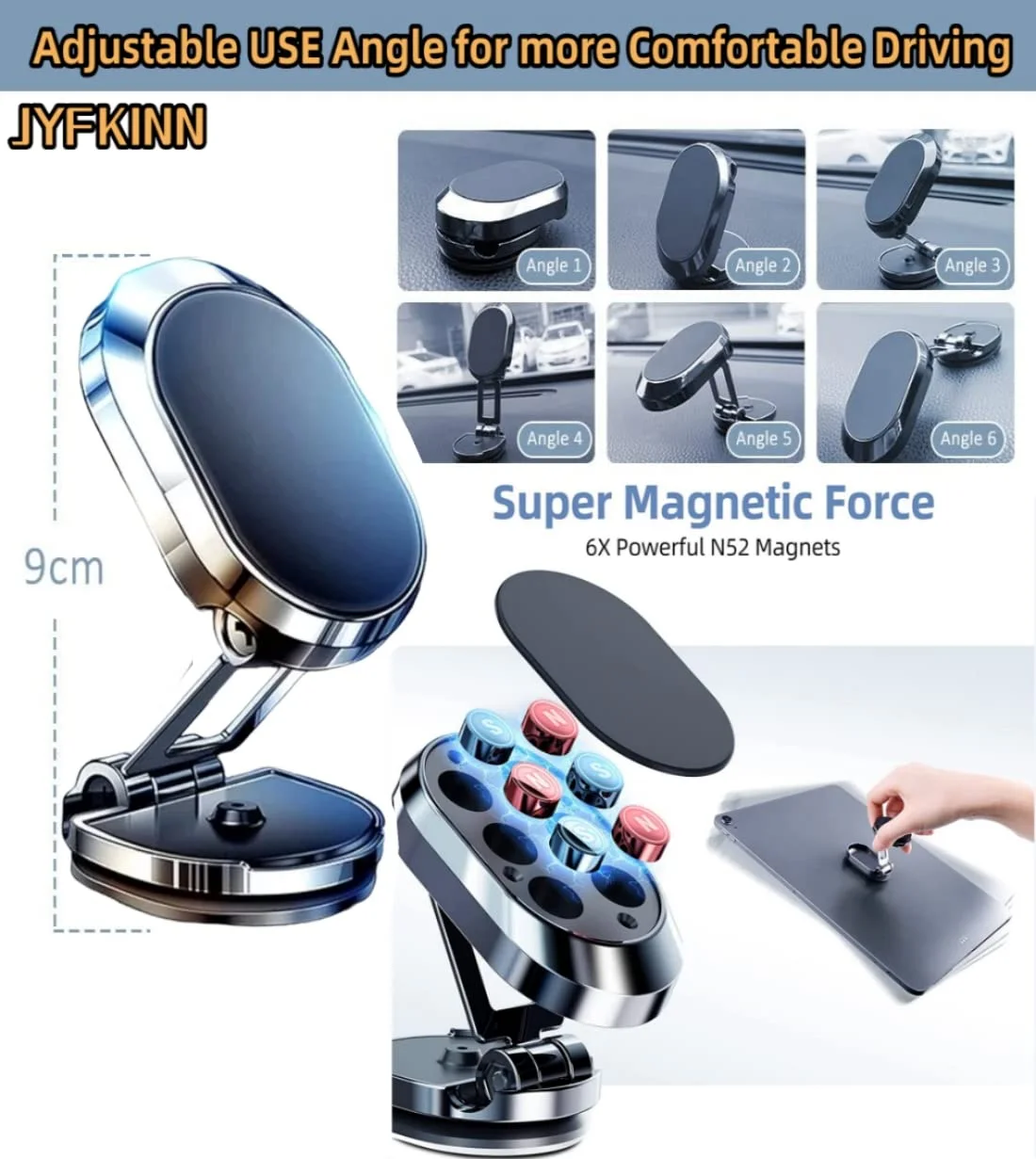 Support de Téléphone Magnétique – Fixation Sécurisée et Pratique