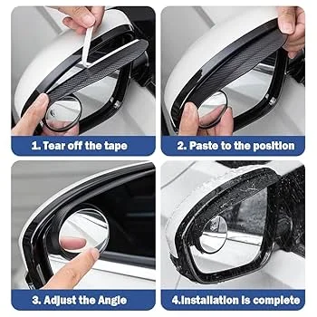 SEAMETAL™ – Rétroviseurs de Voiture en Fibre de Carbone