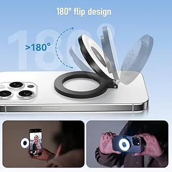 TELESIN Mini Lumière d'Appoint Rechargeable – L’Accessoire Indispensable pour des Selfies Parfaits !