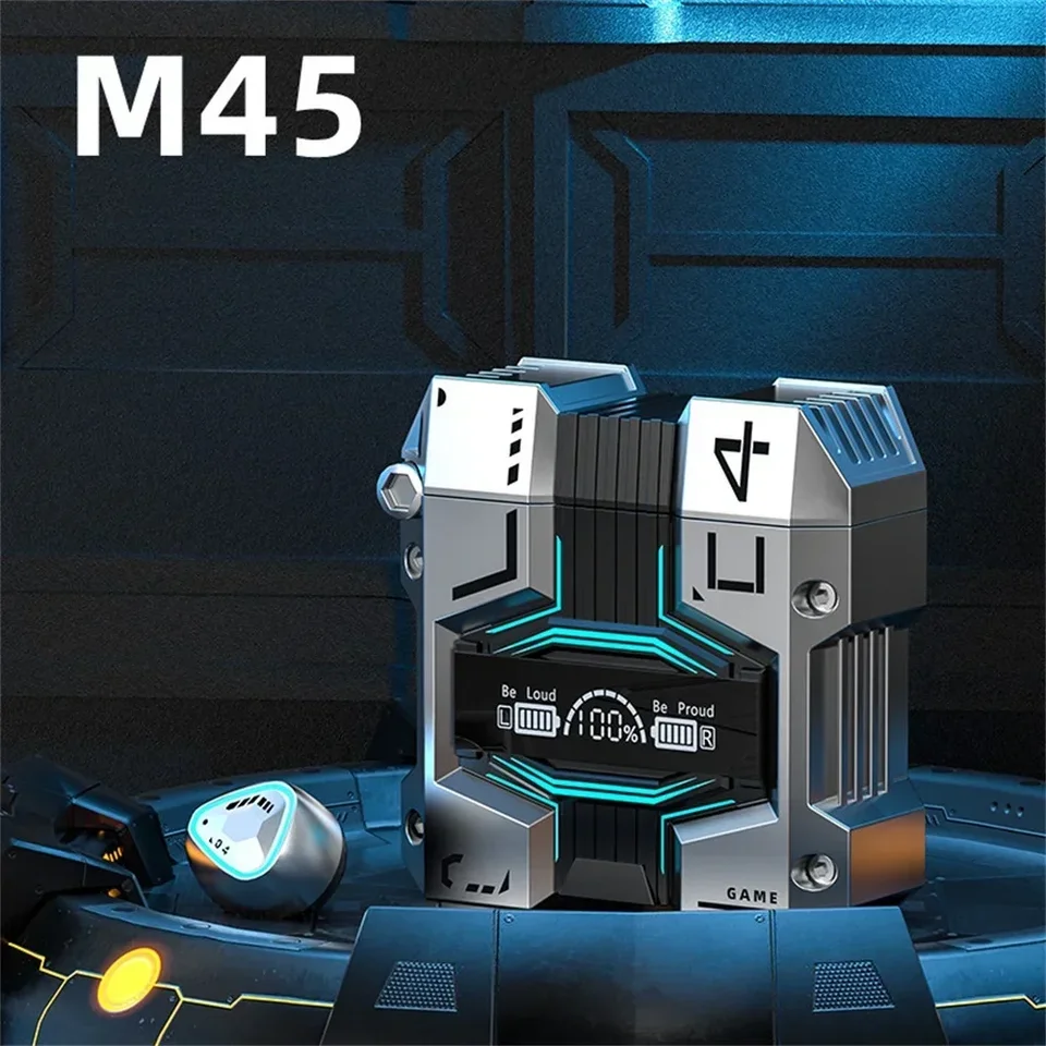 Casque d’écoute Bluetooth M45 – Sans fil, réduction de bruit, autonomie 30h