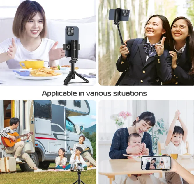 Mini Support de Téléphone Portable pour Trépied Léger