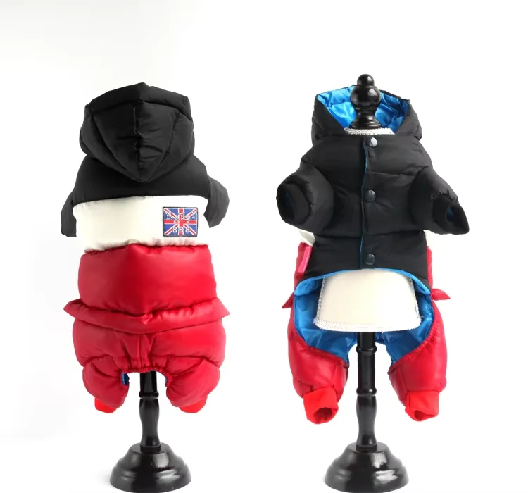 DRESSPET 2024 Nouveau Design Imperméable Pet Puppy Clothing The Dog Face Coat Winter Dog Clothes Jacket Hoodie For Small Medium Dogs