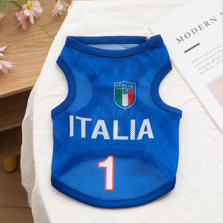 Pet Soccer Jersey T-shirt