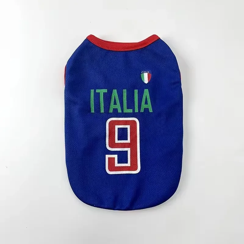 Dog Cotton T-shirt Football & Basketball