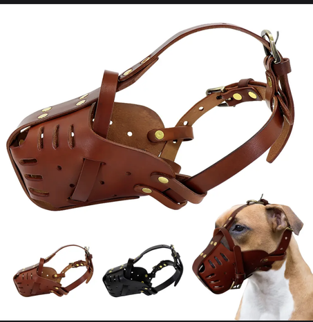 Dog Muzzle Mask Mouth Anti Bark Bite