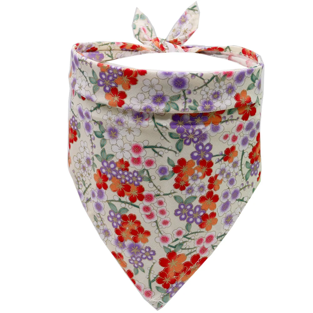 cotton bandana flowers