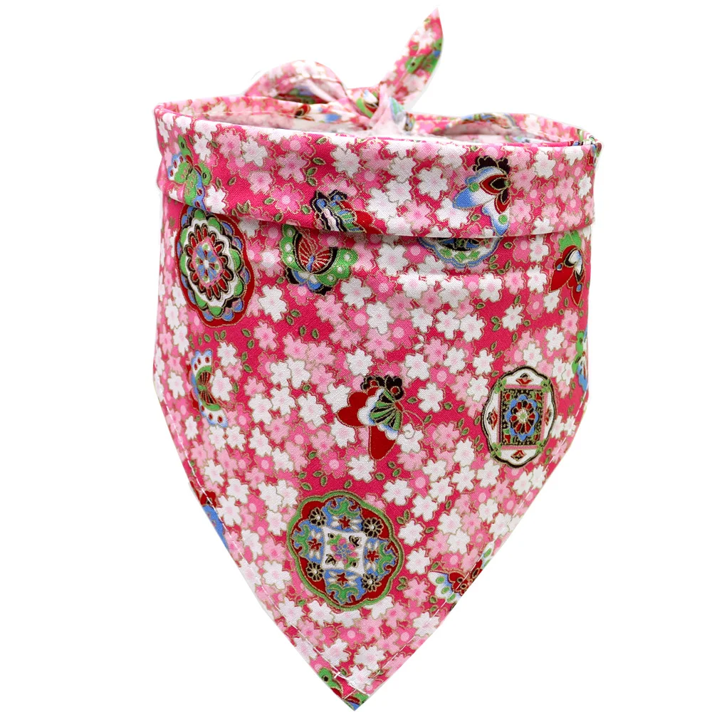 cotton bandana flowers