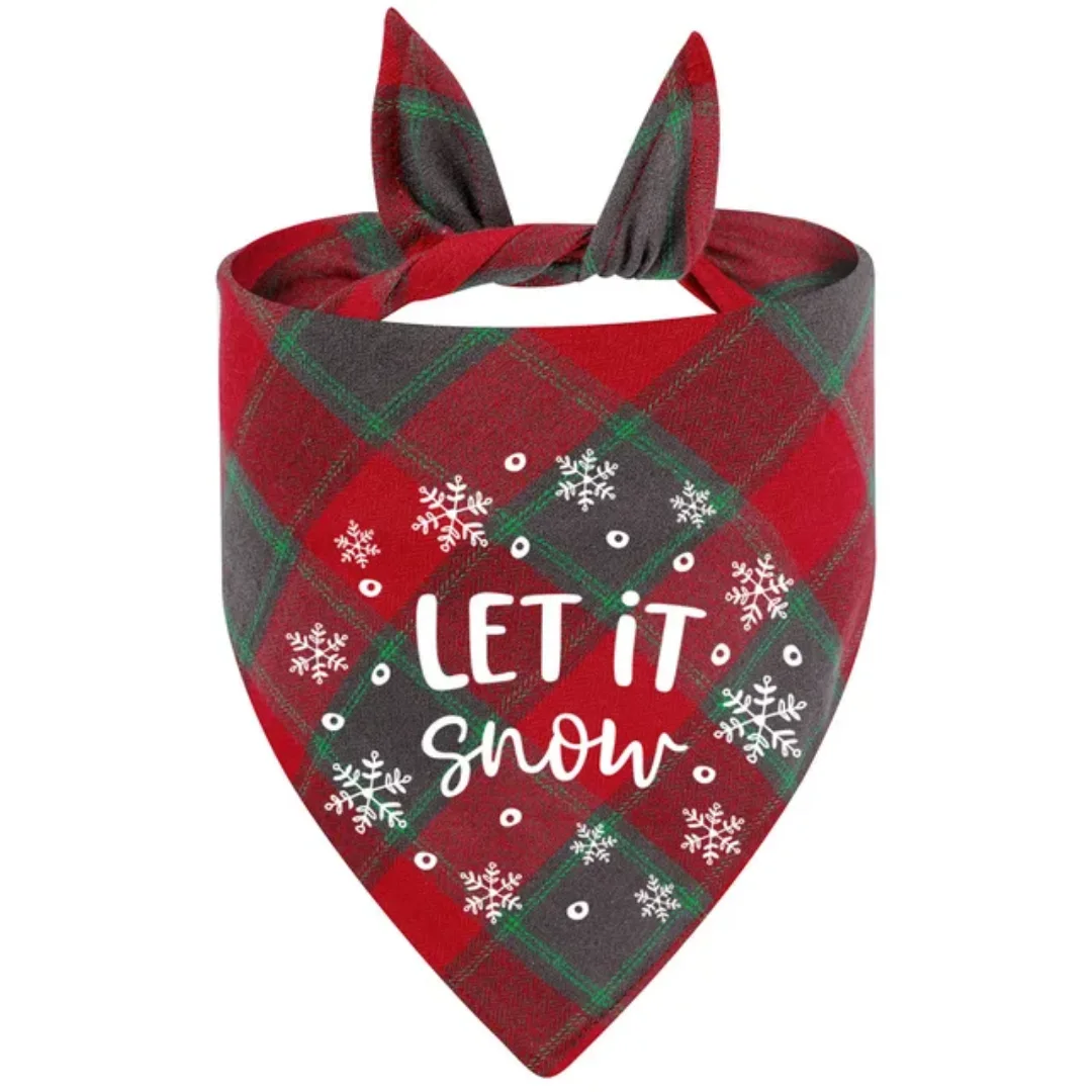 Luxury Pets. Cotton Christmas Bandana 2025