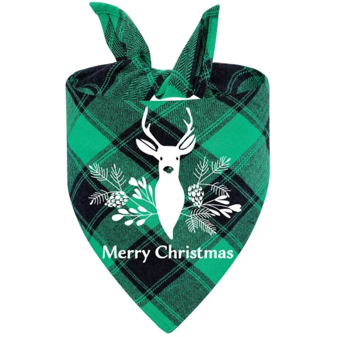 Luxury Pets. Cotton Christmas Bandana 2025
