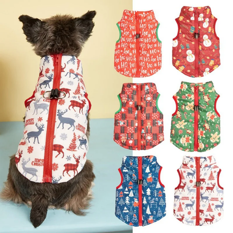 Luxury Pets Warm Christmas Jackets 2025
