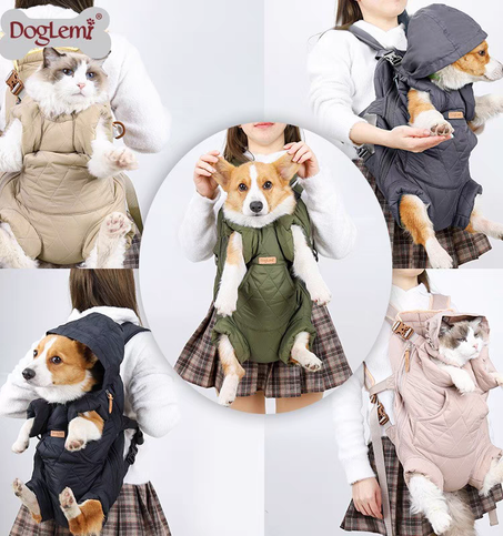 Luxury pet carrier travel backpack