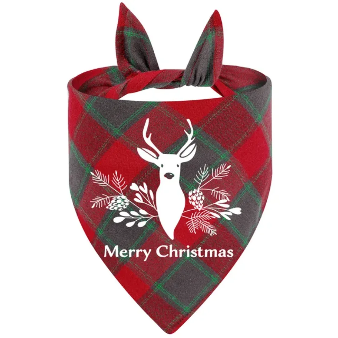 Luxury Pets. Cotton Christmas Bandana 2025