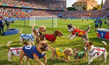 Dog World Cup 2026 Soccer T-shirt