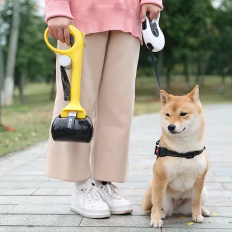 New Pets Poop Pickup Scooper With Waste Bag