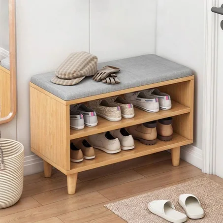 Meuble à chaussures 👟 très chic et élégant avec place d'assise