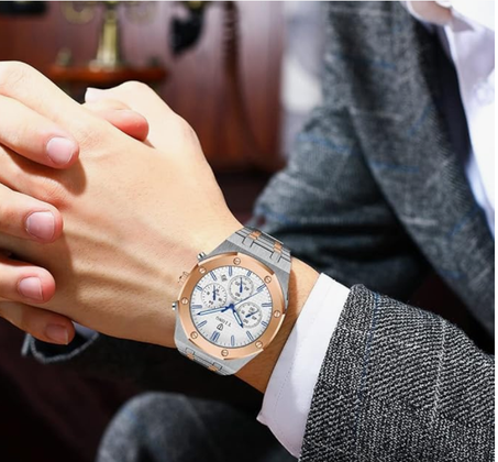 Luxury wrist watch for ⏱️ ساعة رجالية فاخرة– الأناقة في كل لحظة!