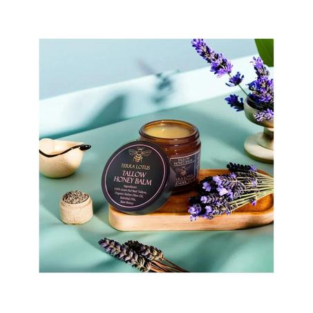 organic grass-fed beef tallow balm with raw honey