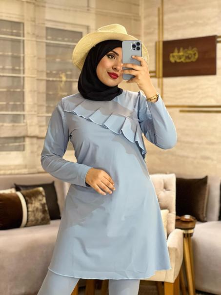 Burkini 3 pièces FRAFAR BLEU CIEL