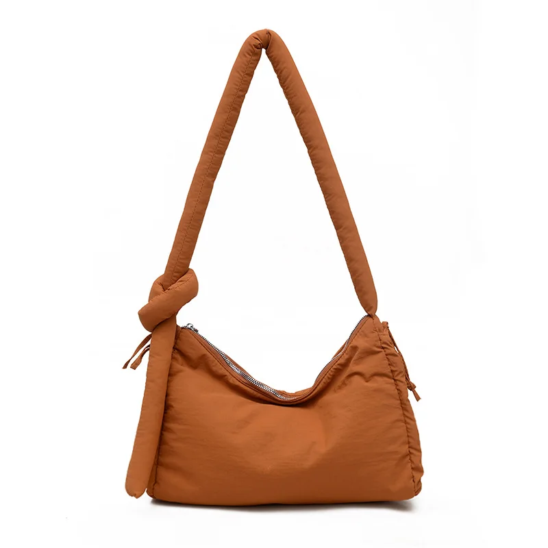 Sac bandoulière uni à cordon