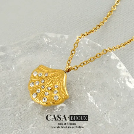 Collier coquillage haut de gamme