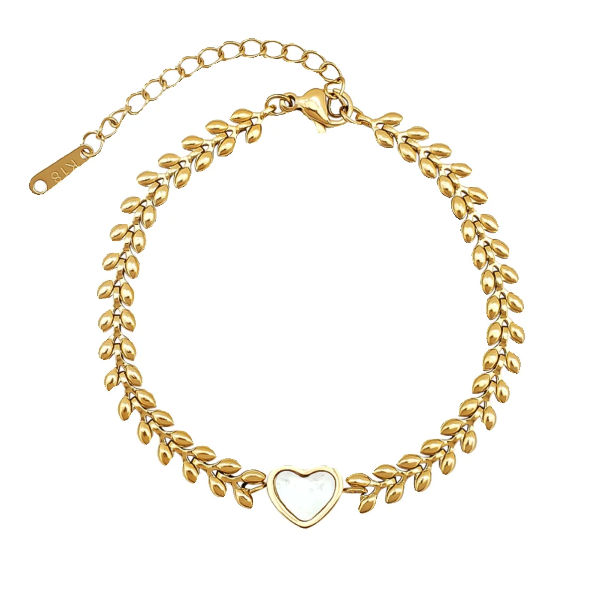 motif blé et cœur pour femme