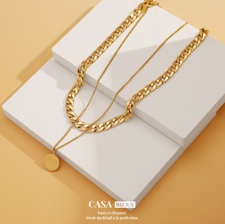 Collier au style européen nouveau et unique conçu pour le commerce international