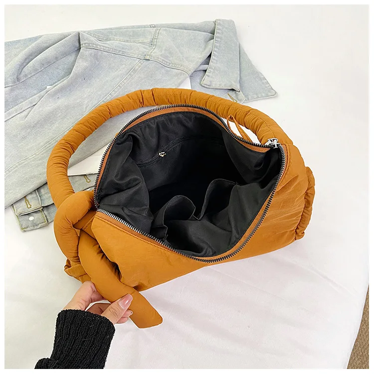 Sac bandoulière uni à cordon