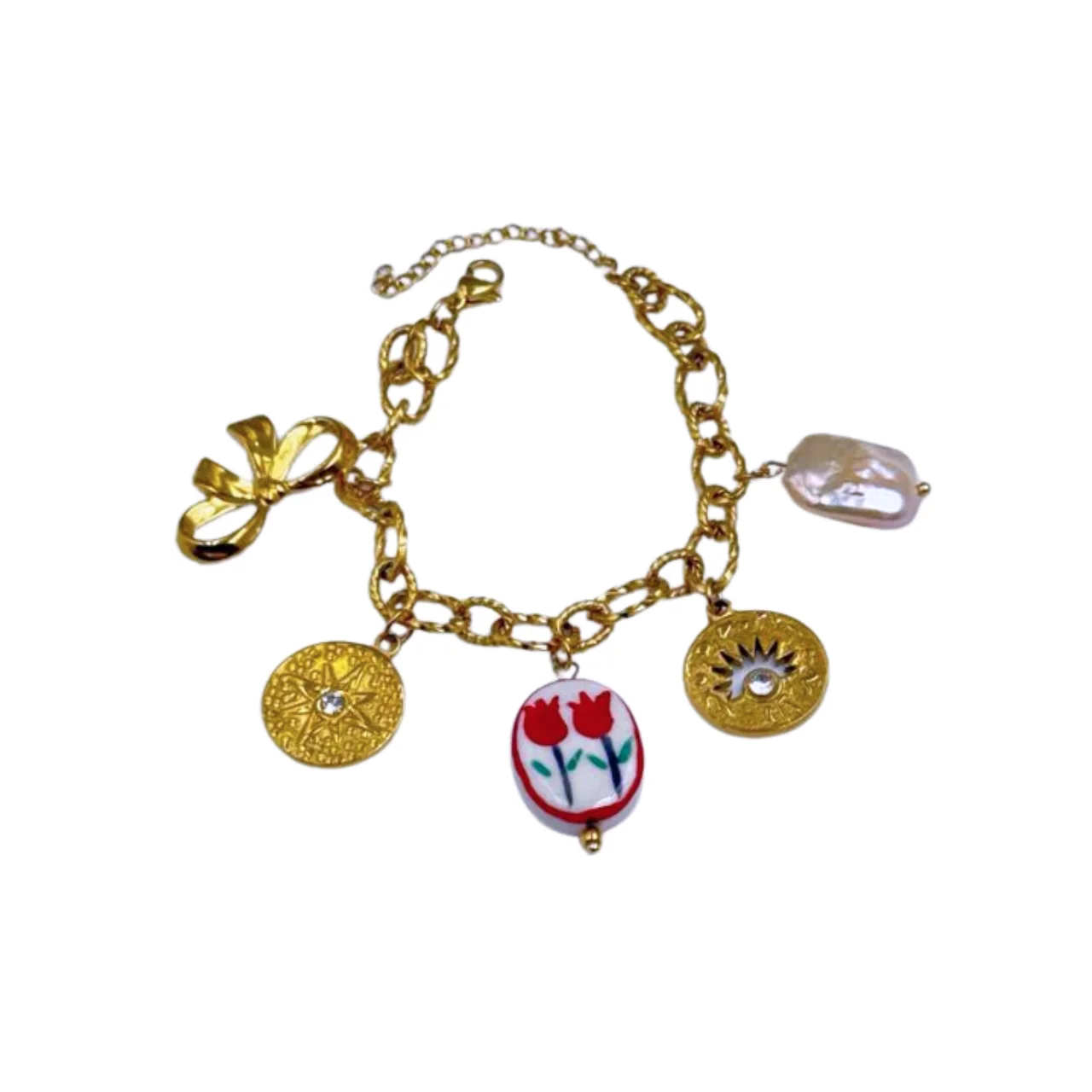 Crimson Tulips & Bow