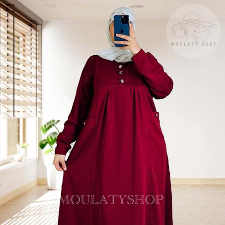 عباية كلوش بالصدف مع القب