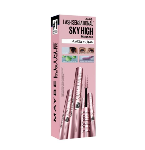 Maybelline New York Pack Mascara Lash Sensational SKY HIGH + Tattoo Liner Crayon Gel