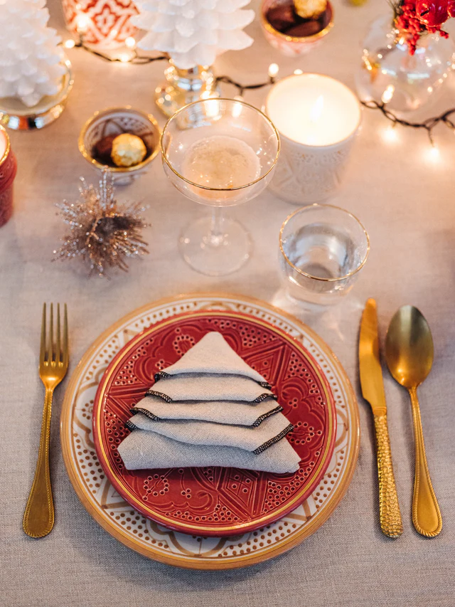 Flat Plates – Aubergine Gold Imprint