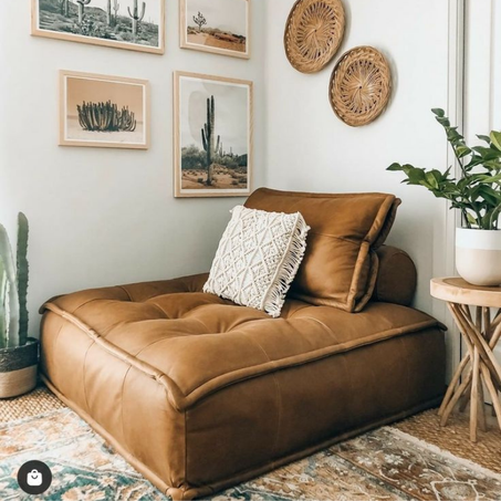 Chauffeuse Fixe en Similicuir – Élégance & Confort Artisanal