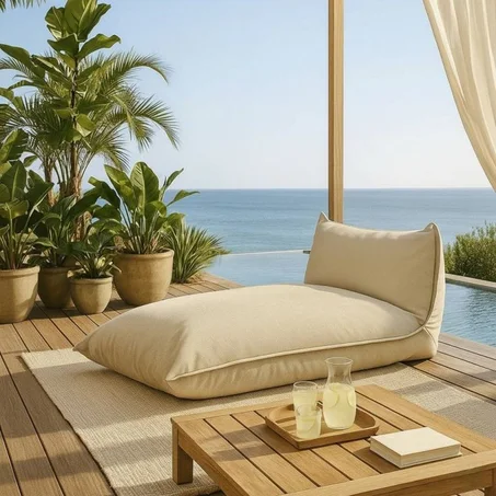MERIDIENNE POUF D'EXTERIEUR LOUNGE