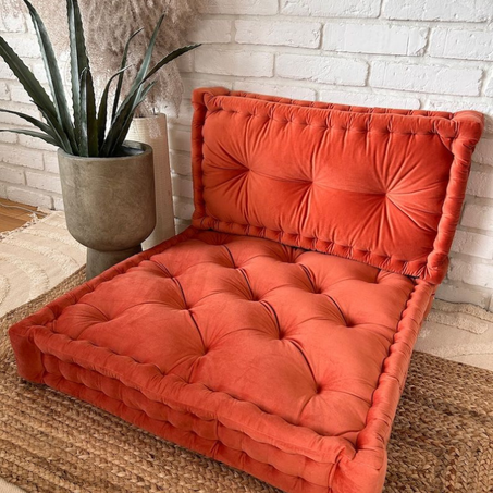 Banquette Capitonnée en Velours – Élégance & Confort Fait Main