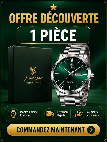 Montre Élégance Homme – Cadran Vert