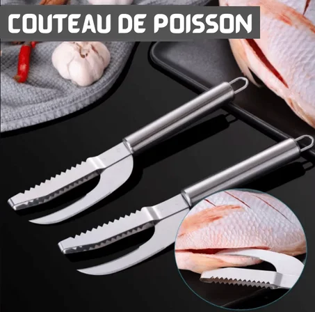 Couteau grattoir multifonction 3 en 1