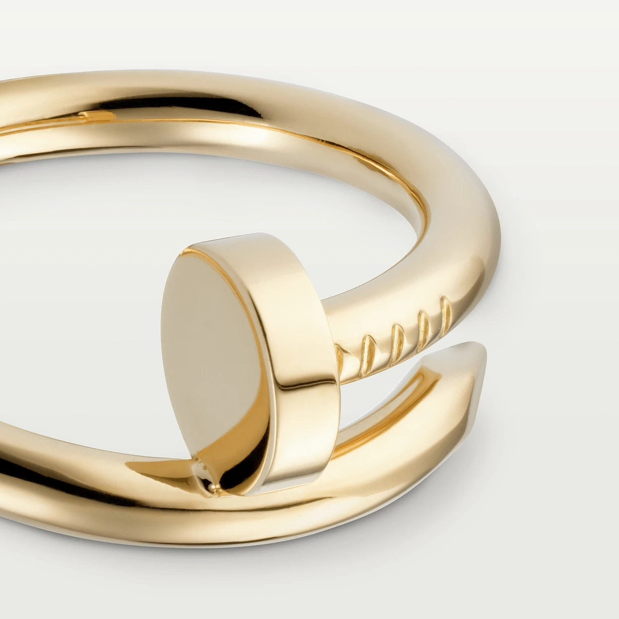 Bague Réglable En Forme De Clou Avec Cristaux - Acier Inoxydable Argenté - Neuf Avec étiquettes