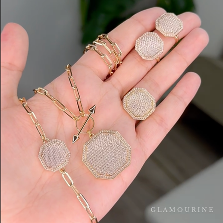 Ensemble Rosalia full pack en Rose Gold