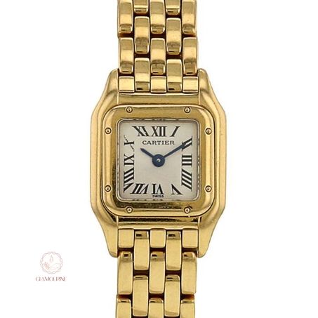 Montre "C a r t i e r" dorée