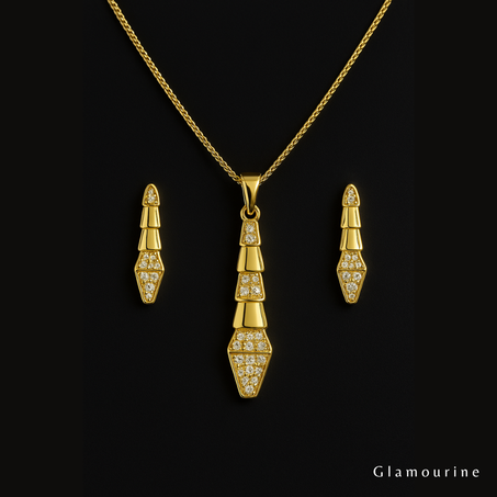 Ensemble Collier + Boucles -Bulgari-